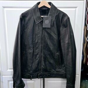 BELSTAFF David Beckham Collection Leather Biker Jacket